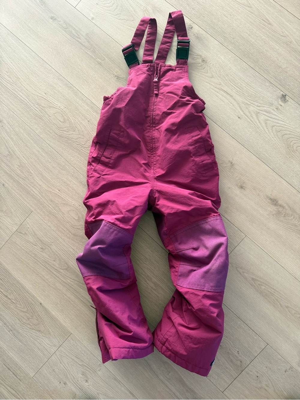 Lands End Kids Waterproof Bib Snow Pants - Pink